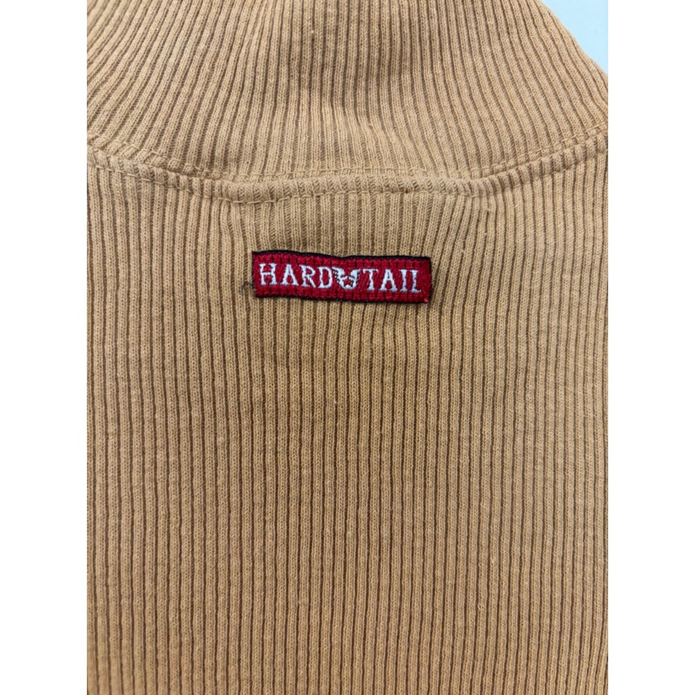 Vintage Hard Tail Forever Archival Ribbed Mock Neck Tank Top One Size OSFA Camel - Picture 3 of 6